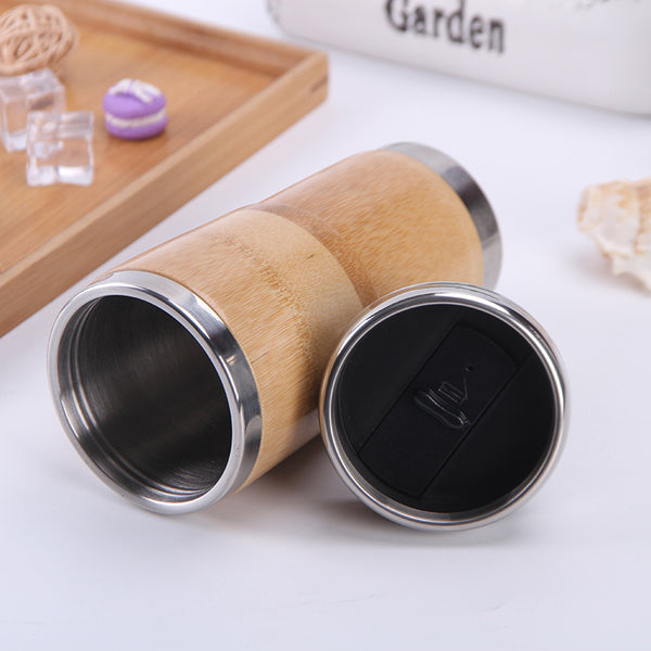 Bamboo Insulated Travel Tumbler