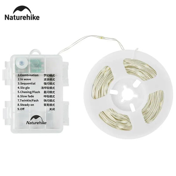 Naturehike 10m Camping String Light — IP44