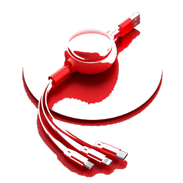 Retractable 3-in-1 Fast Cable