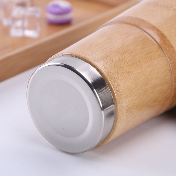 Bamboo Insulated Travel Tumbler