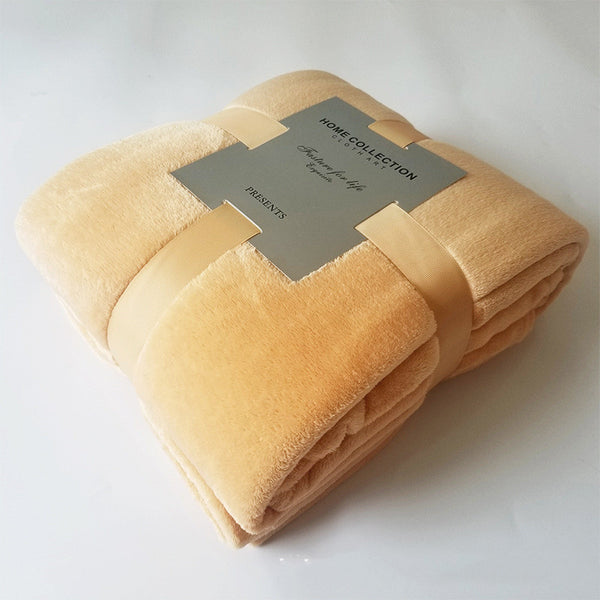 Soft Fleece Travel Blanket