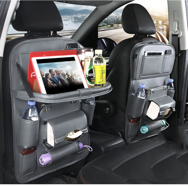 PU Leather Seat Back Organizer
