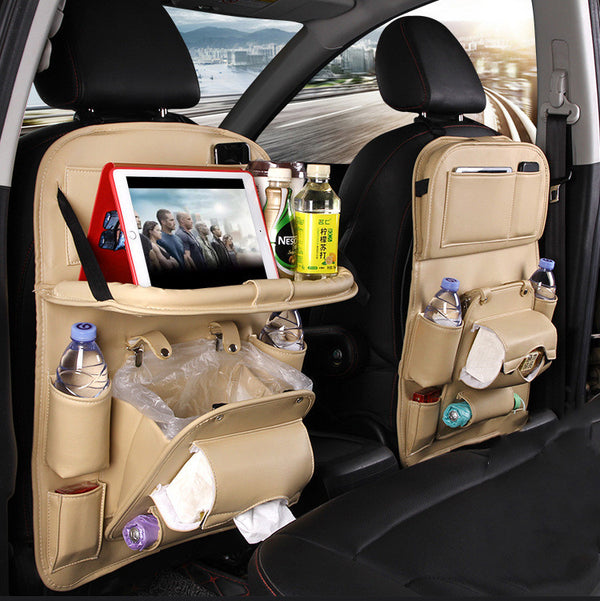 PU Leather Seat Back Organizer
