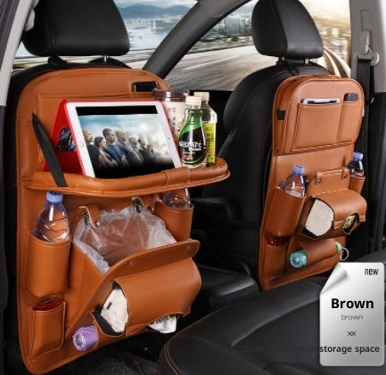 PU Leather Seat Back Organizer