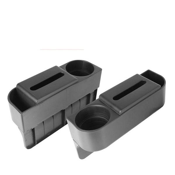Console Tissue Box with Cup Holder