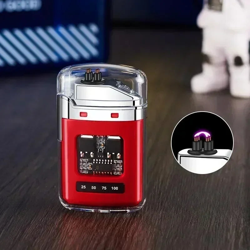 ولاعة كهربائية بقوسين — تشحن USB-C ومقاومة للهواء
