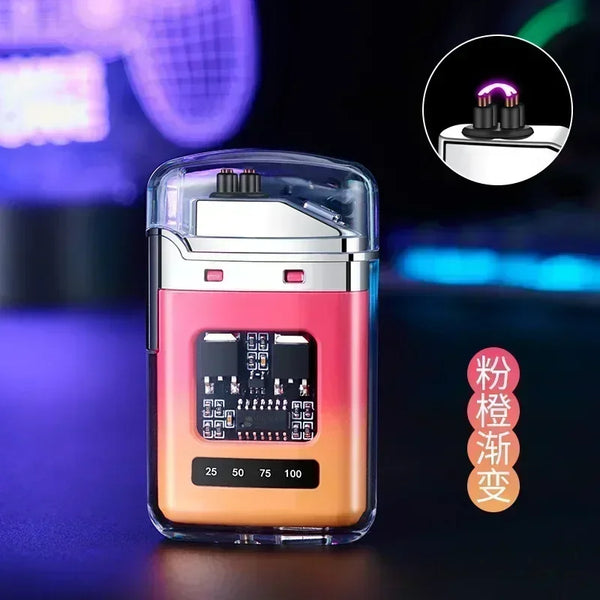 ولاعة كهربائية بقوسين — تشحن USB-C ومقاومة للهواء