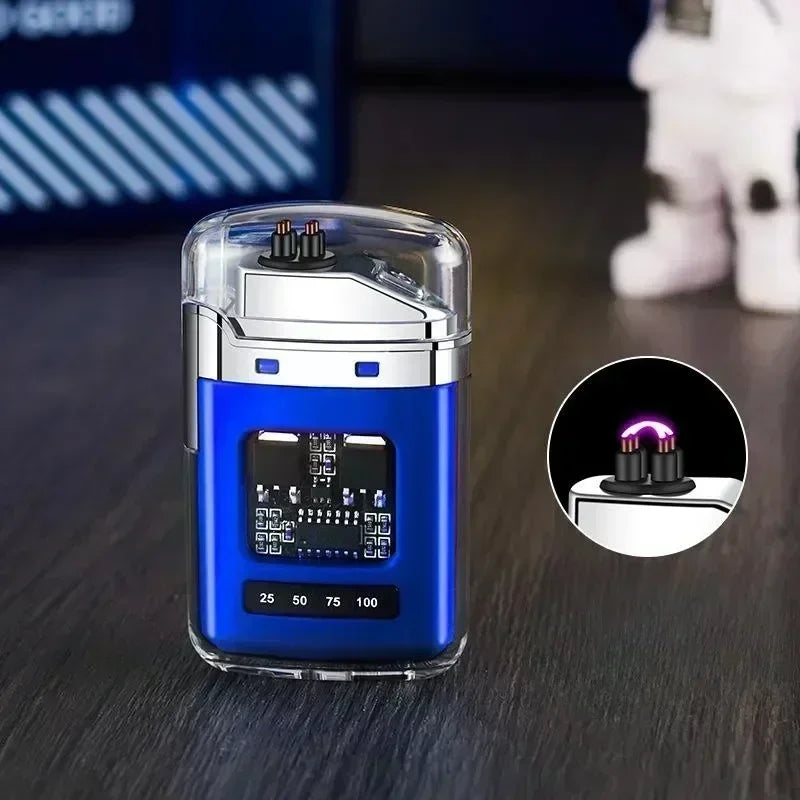ولاعة كهربائية بقوسين — تشحن USB-C ومقاومة للهواء