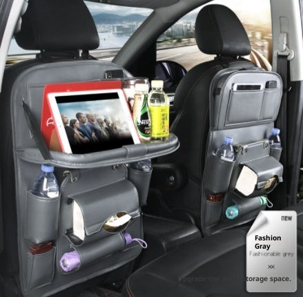 PU Leather Seat Back Organizer